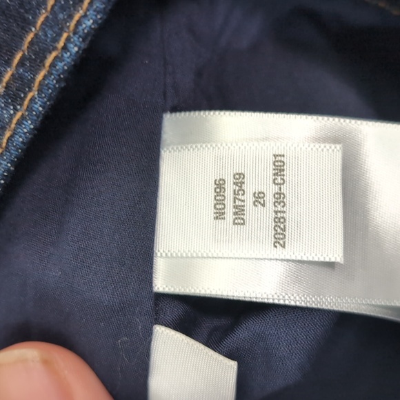 Madewell denim skirt, mini, pockets zipper design, women's 26 - Picture 12 of 12